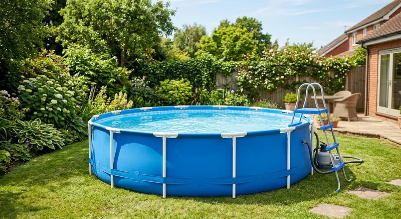 Piscine tubulaire Intex avec armature métallique