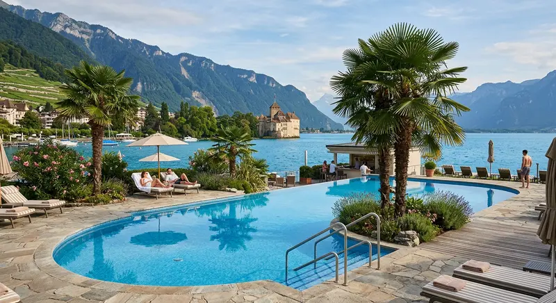 Piscine à Montreux